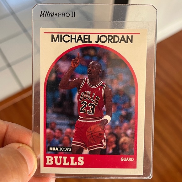 Michael Jordan 1989-1990 first HOOPS Basketball Card #200 - Picture 4 of 4